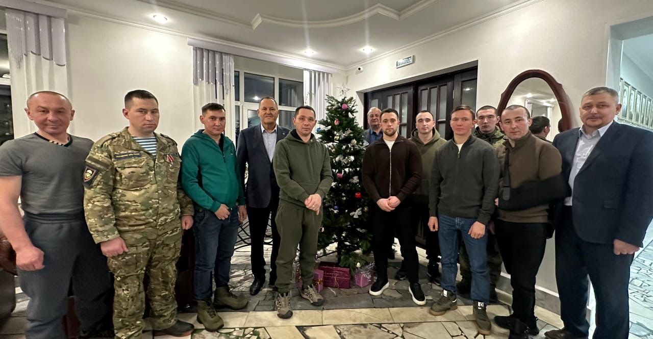 Балтачта ялга кайткан хәрбиләр белән очраштылар