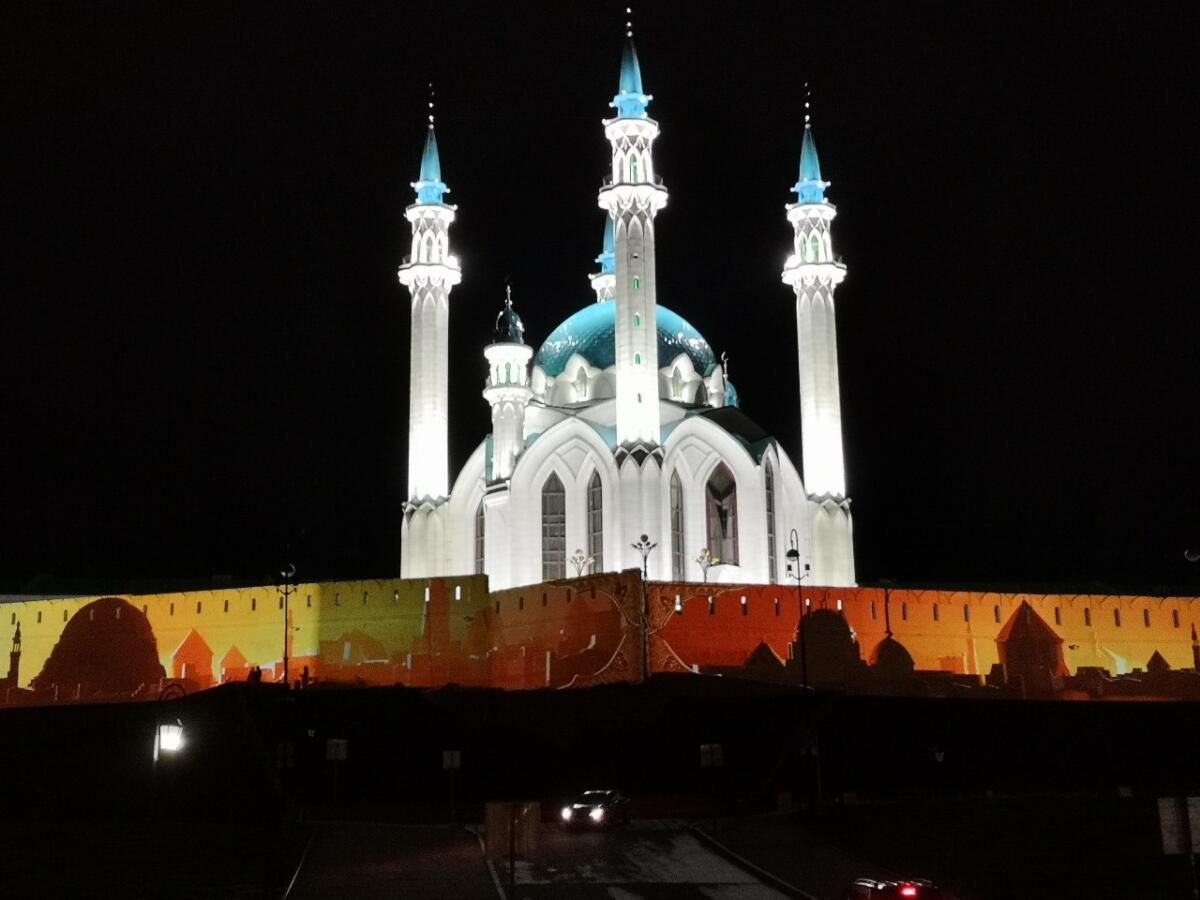 Казан Кремле диварларында уникаль виртуаль тамаша (ФОТОРЕПОРТАЖ)