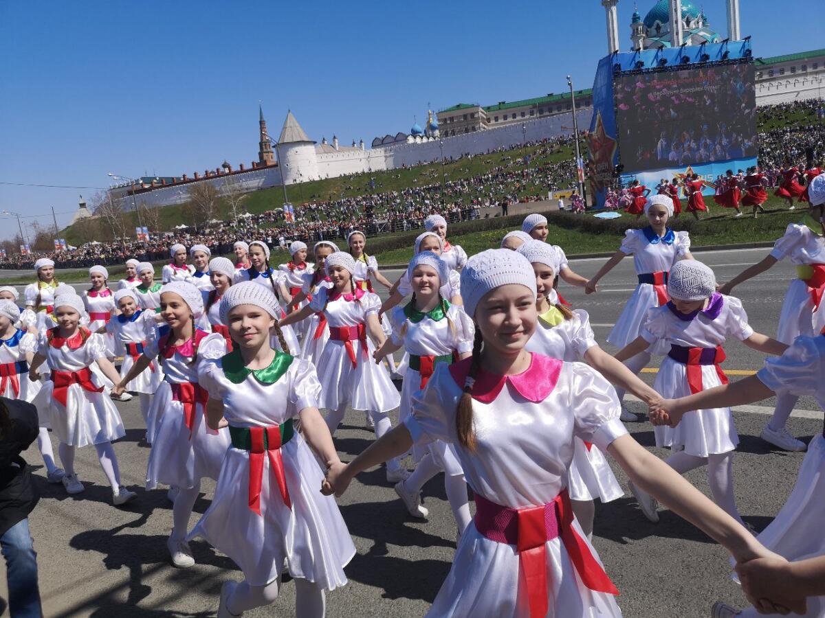 Казанда узган Җиңү парадыннан ФОТОРЕПОРТАЖ