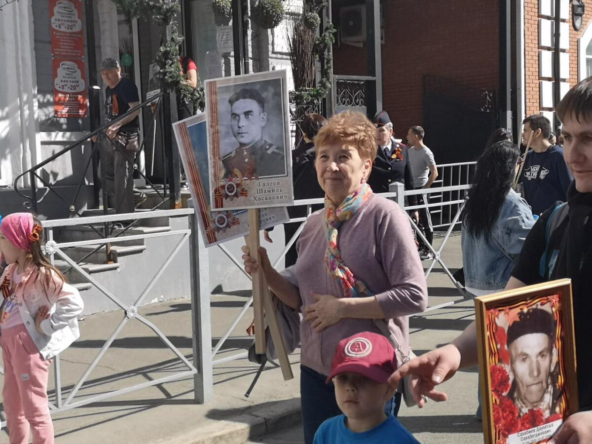 Казанда узган «Үлемсез полк» акциясеннән ФОТОРЕПОРТАЖ