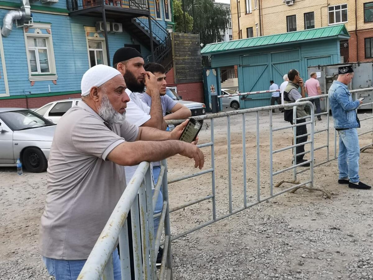 Мәрҗани мәчетендә узган Корбан гаетеннән ФОТОРЕПОРТАЖ