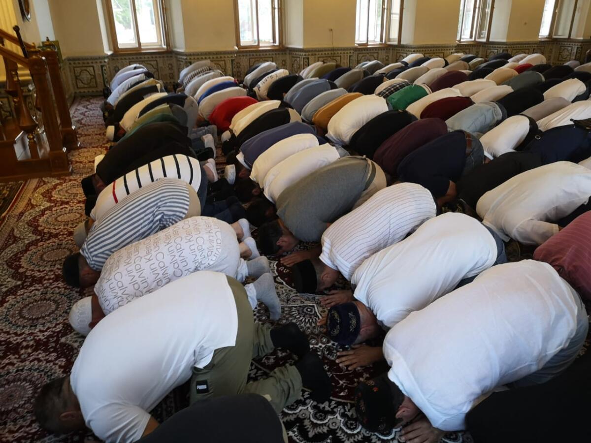 Мәрҗани мәчетендә узган Корбан гаетеннән ФОТОРЕПОРТАЖ