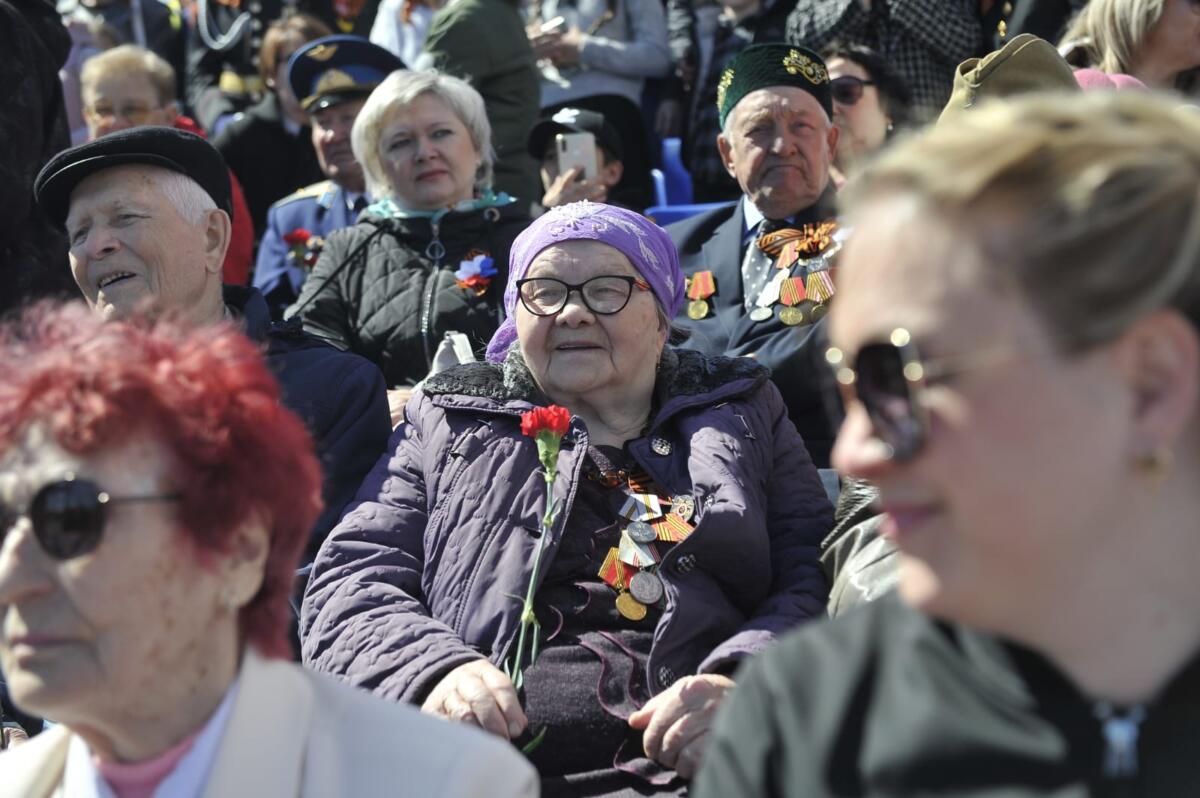 Казанда узган Җиңү бәйрәменнән ФОТОРЕПОРТАЖ