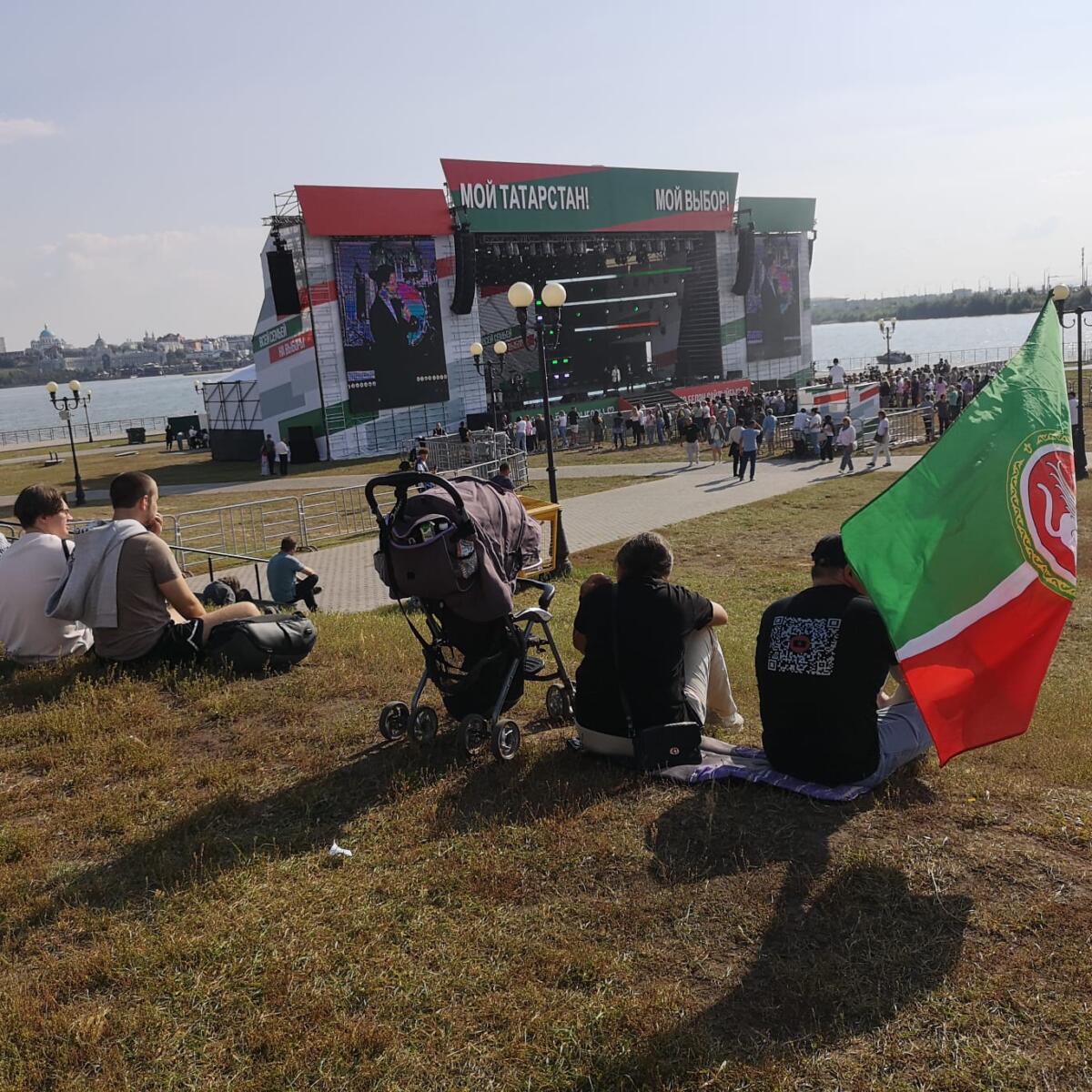 Казанда сайлау уңаеннан бәйрәм чаралары (ФОТОРЕПОРТАЖ)