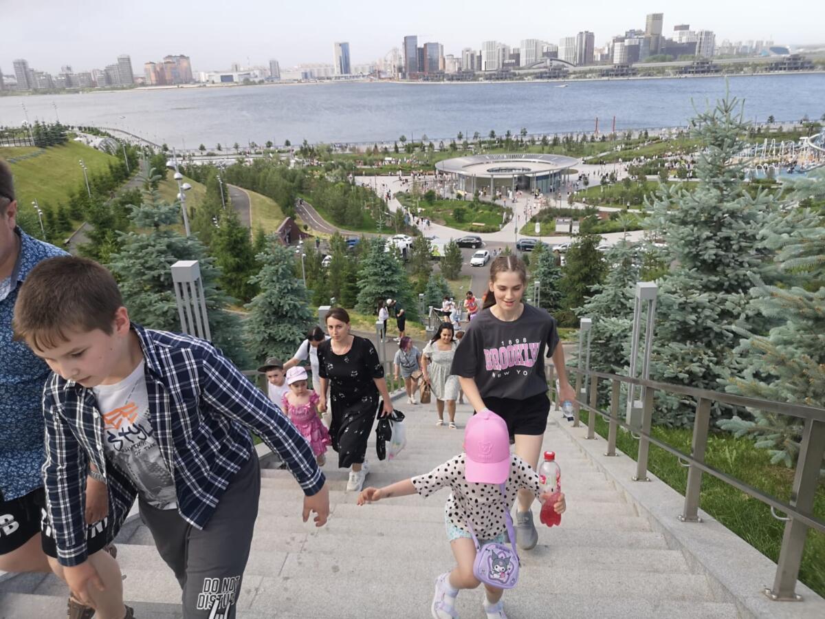 «Елмай» паркында Балаларны яклау көне уңаеннан оештырылган бәйрәм чараларыннан ФОТОРЕПОРТАЖ