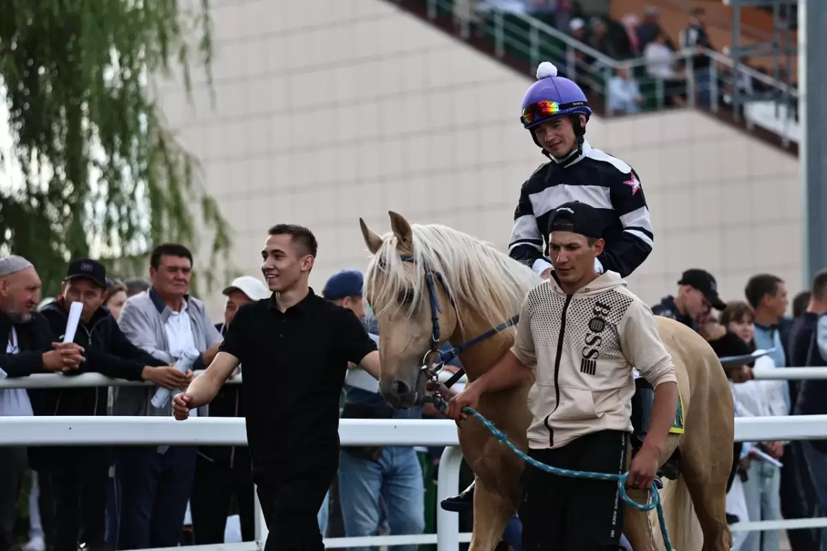 Казан Сабан туе кысаларында ипподромда уздырылган ат чабышларыннан ФОТОРЕПОРТАЖ