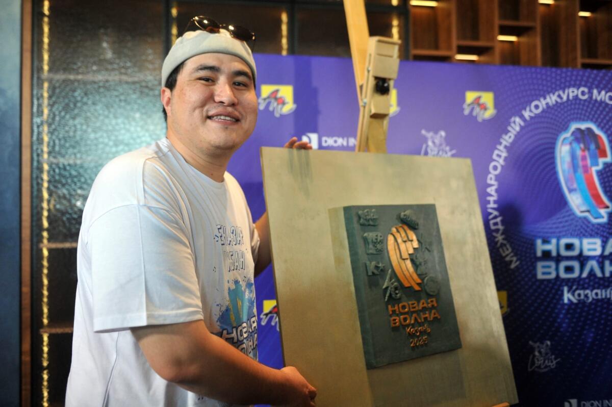 «Новая волна – 2025» финалистларының конкурсның барельефын ясау чарасыннан фоторепортаж