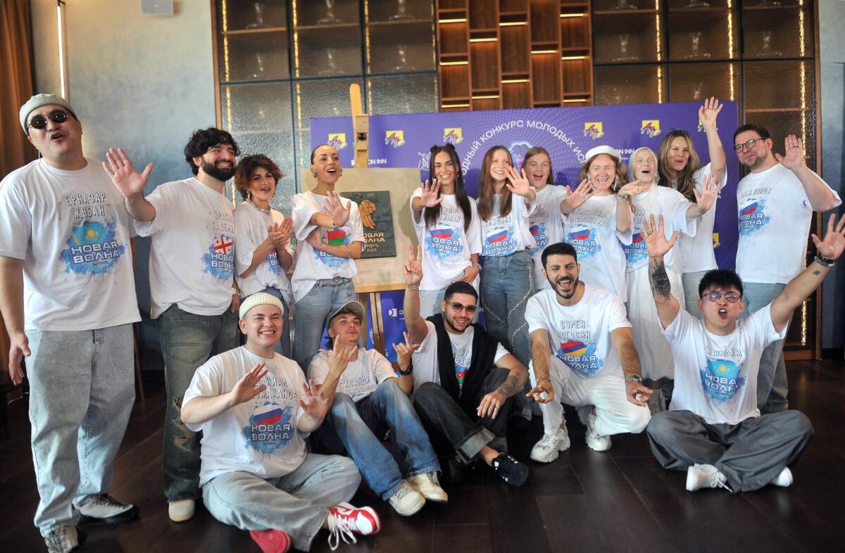 «Новая волна – 2025» финалистларының конкурсның барельефын ясау чарасыннан фоторепортаж