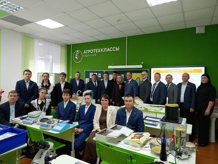 Авыл мәктәбендә агросыйныфлар ачылды