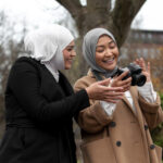 women-wearing-hijab-having-good-time